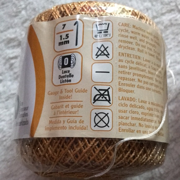 NWOT Aunt Lydia’s crochet Thread, Metallic 10 - Picture 3 of 5